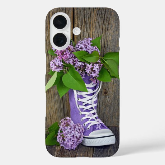 Lilac Sneaker Case-Mate iPhone Hülle (Rückseite)