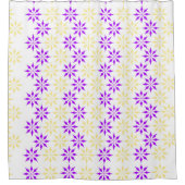 Lilac Snow Haze Duschvorhang (Vorderseite)