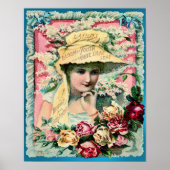 Lilac Soap Lady Vintage Werbung Poster (Vorne)