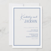 Lilac Soft Simple Spring Wedding Einladung (Vorderseite)