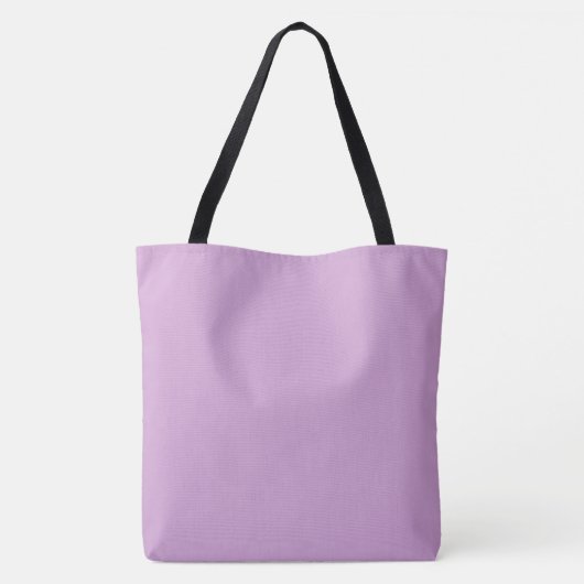 Lilac Solid Blank Color Tasche (Rückseite)