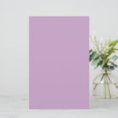 Lilac Solid Color Briefpapier (Stehend Vorderseite)