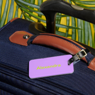 Lilac Solid Color Gepäckanhänger