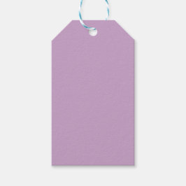 Lilac Solid Color Geschenkanhänger