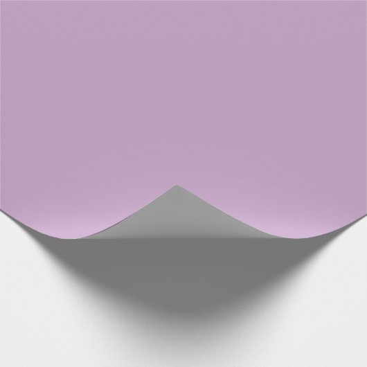 Lilac Solid Color Geschenkpapier (Ecke)
