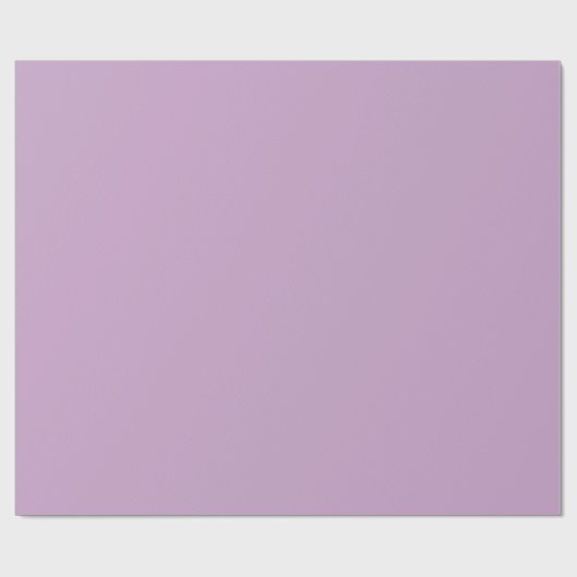 Lilac Solid Color Geschenkpapier (Flach)
