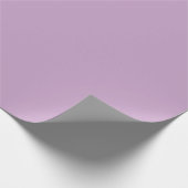 Lilac Solid Color Geschenkpapier (Ecke)