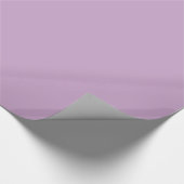 Lilac Solid Color Geschenkpapier (Ecke)