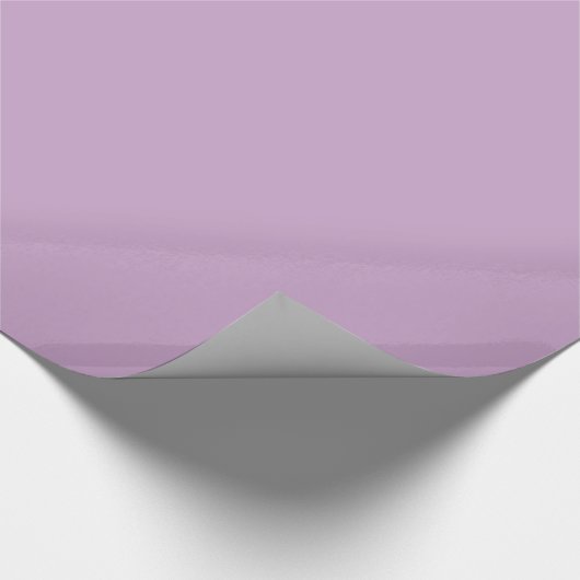Lilac Solid Color Geschenkpapier (Ecke)