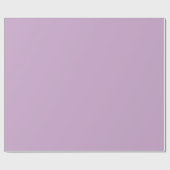 Lilac Solid Color Geschenkpapier (Flach)