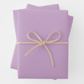 Lilac Solid Color Geschenkpapier Set (Beispiel)