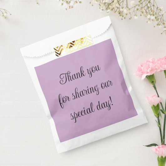 Lilac Solid Color Geschenktütchen (Versiegelt)