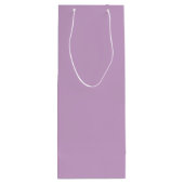Lilac Solid Color Geschenktüte Für Weinflaschen (Rückseite)