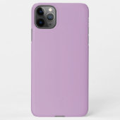 Lilac Solid Color iPhone Hülle (Rückseite)