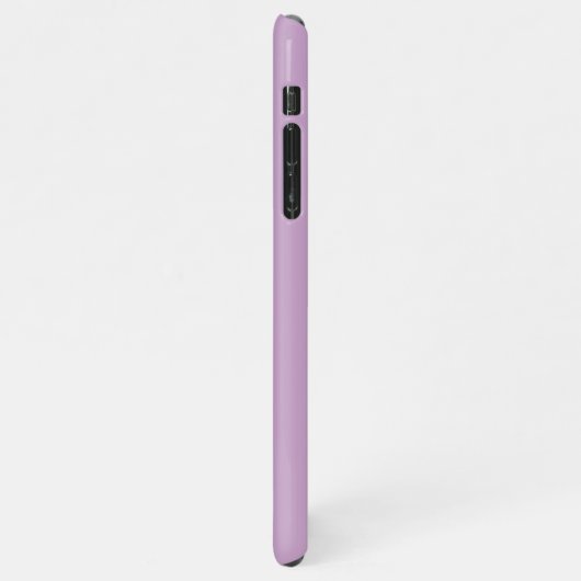 Lilac Solid Color iPhone Hülle (Linke Seite)