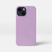 Lilac Solid Color iPhone Hülle (Rückseite)