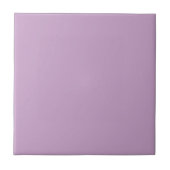 Lilac Solid Color | Klassisches Elegant Fliese (Vorderseite)