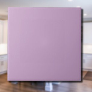 Lilac Solid Color   Klassisches Elegant Fliese