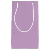 Lilac Solid Color Kleine Geschenktüte (Vorderseite)
