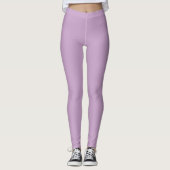 Lilac Solid Color Leggings (Vorderseite)