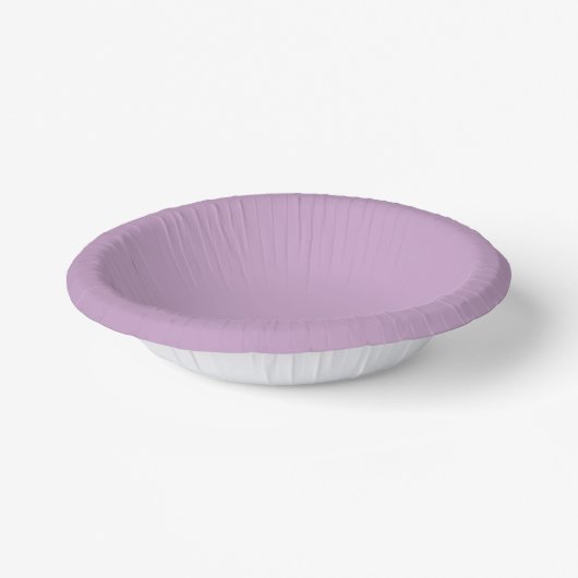Lilac Solid Color Pappteller (Gewinkelt)