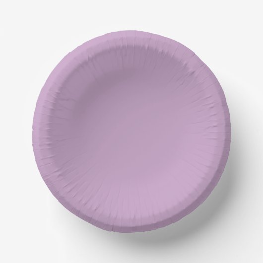 Lilac Solid Color Pappteller (Vorderseite)