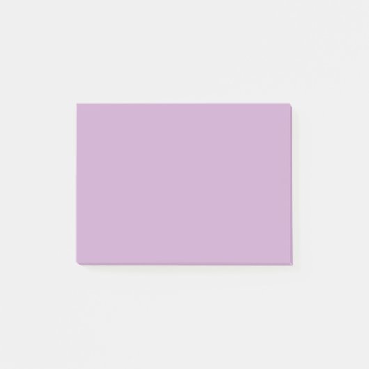 Lilac Solid Color Post-it Klebezettel (Vorderseite)