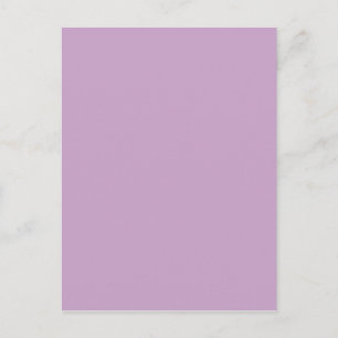 Lilac Solid Color Postkarte
