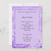 LILAC SPARKLE LAYER BOKEH PRINT WEDING INVITATION EINLADUNG (Vorderseite)