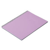 Lilac Spiral Notebook Notizblock (Linke Seite)