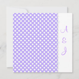 LILAC SPOT CRYSTAL WEDING INVITATION EINLADUNG