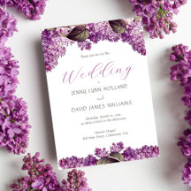Lilac Spring Garden Wedding