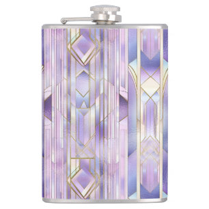 Lilac Stains Glas Elegance Flachmann