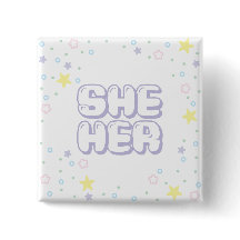 Lilac Star Confetti Sie/Ihre Pronouns