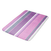 Lilac Streifen Badematte (Schrägansicht)