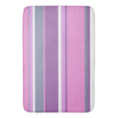 Lilac Streifen Badematte (Vorderseite Vertikal)