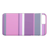 Lilac Streifen Case-Mate iPhone Hülle (Rückseite (Horizontal))
