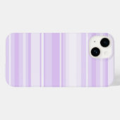 Lilac Streifen Case-Mate iPhone Hülle (Rückseite (Horizontal))