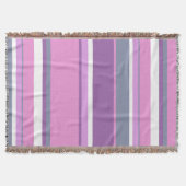 Lilac Streifen Decke (Vorderseite)