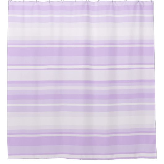 Lilac Streifen Duschvorhang (Vorderseite)