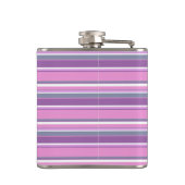 Lilac Streifen Flachmann (Rückseite)
