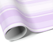 Lilac Streifen Geschenkpapier (Rolleneckpunkt)