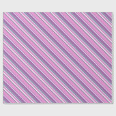 Lilac Streifen Geschenkpapier (Flach)