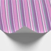Lilac Streifen Geschenkpapier (Ecke)