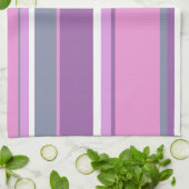Lilac Streifen Geschirrtuch (Gefaltet)