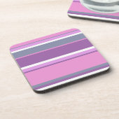 Lilac Streifen Getränkeuntersetzer (Linke Seite)
