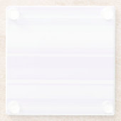Lilac Streifen Glasuntersetzer (Rückseite)