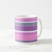 Lilac Streifen Kaffeetasse (VorderseiteRechts)