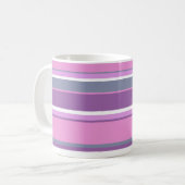 Lilac Streifen Kaffeetasse (Vorderseite Links)