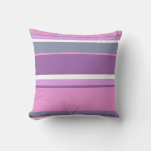 Lilac Streifen Kissen